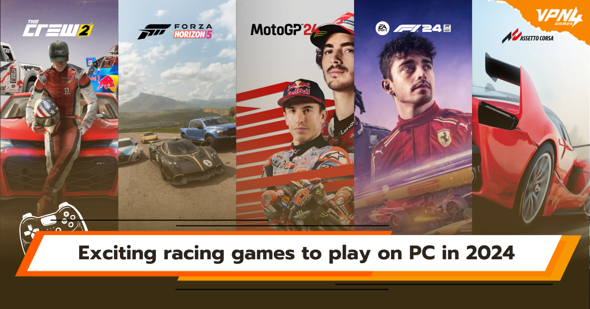 Exciting racing games to play on PC in 2024