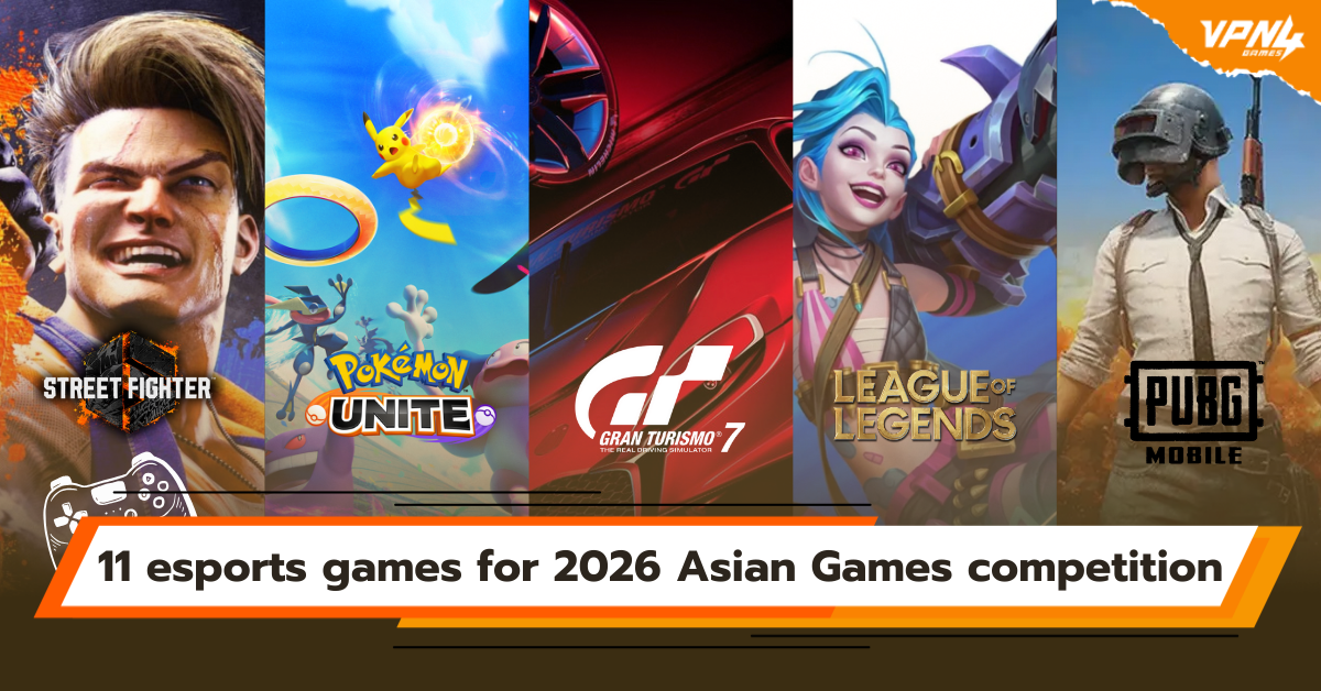 11 esports games for 2026 Asian Games